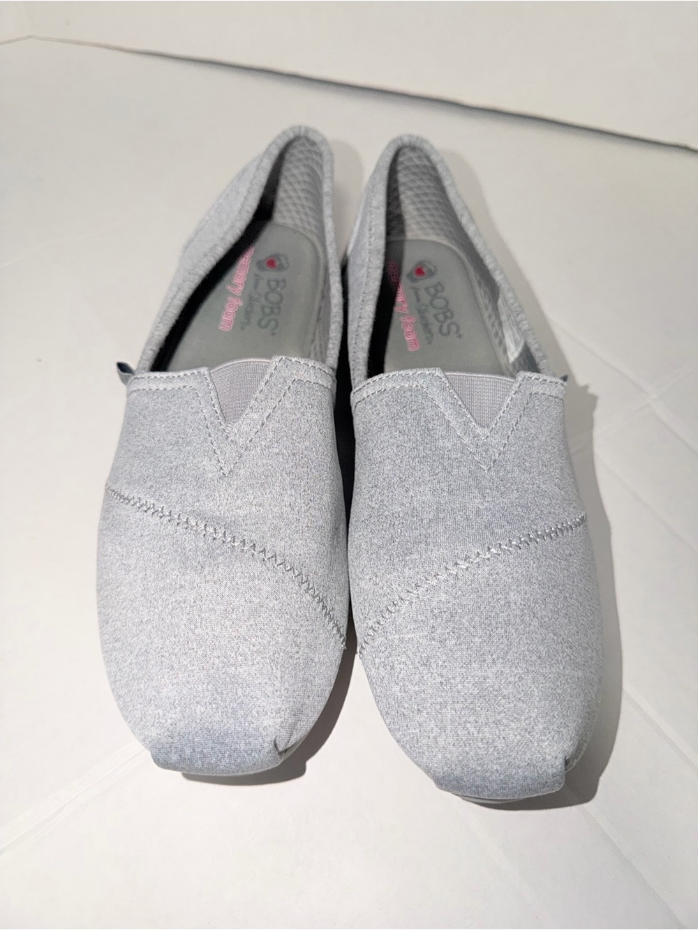 BOBS from Skechers Women's Light Gray Slip-On Loafers